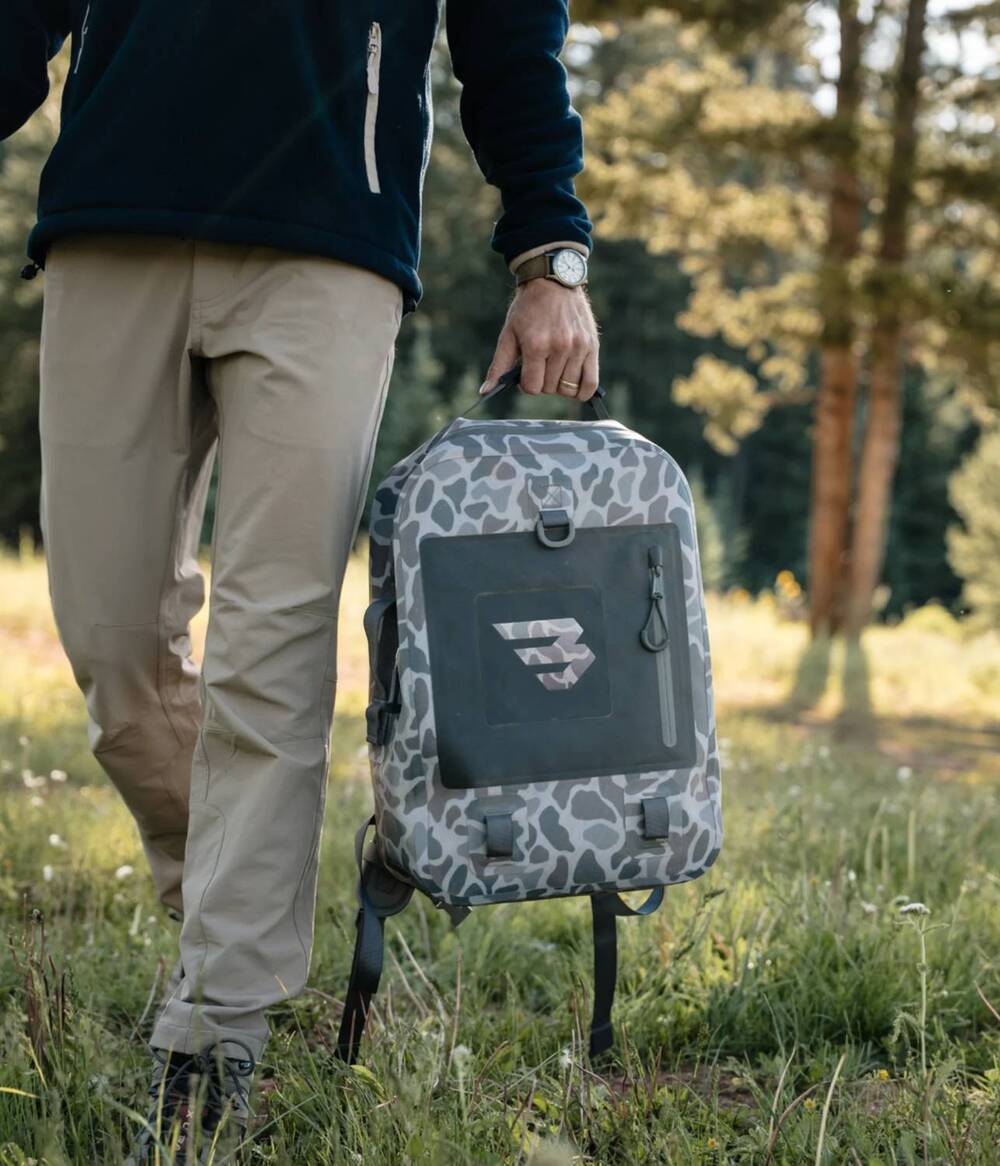 NEW BURLEBO waterproof backpack in classic deer camo